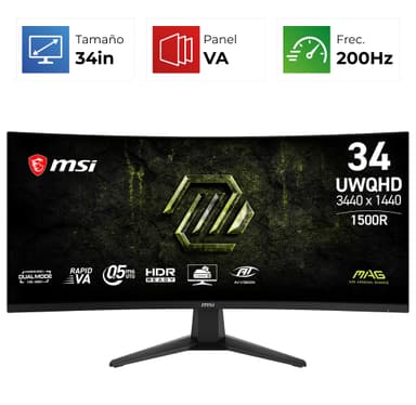 MSI MAG 346CQDF E20 34" VA UWQHD 200Hz