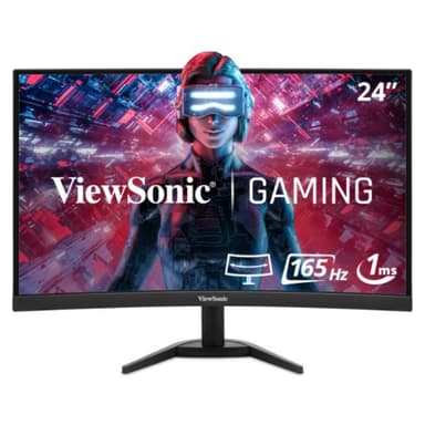 ViewSonic VX2468PCMHD FULL HD 24" FHD 165Hz Curvo