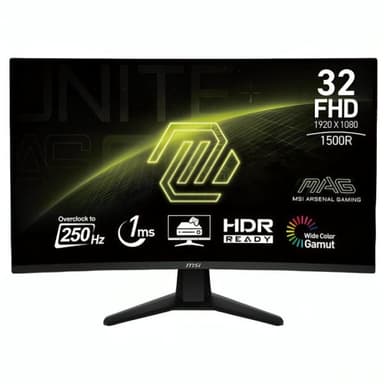 MSI MAG 32C6X 31.5" FHD 250Hz Curvo