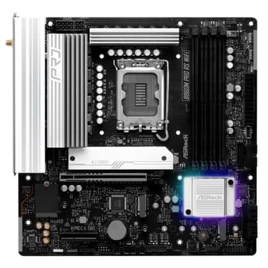 ASROCK B860M PRO RS WIFI LGA1851 MICRO ATX DDR5 NEGRO/PLATEADO