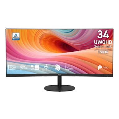 MSI PRO MP341CQ E12 34" VA UWQHD 120Hz Curvo