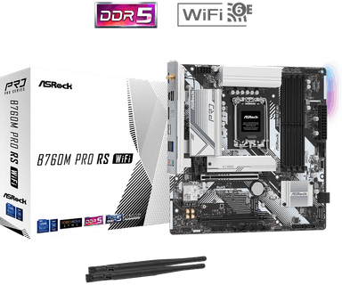 ASROCK B760M PRO RS WIFI – SOCKET 1700