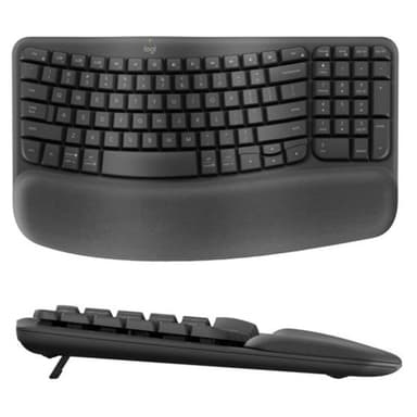 Logitech ERGO WAVE KEYS GRAFITO11 Teclado