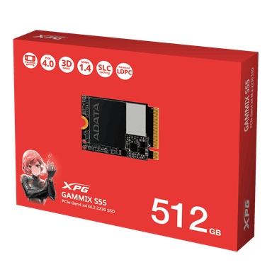 XPG Gammix S55 512GB M.2 NVMe 2230