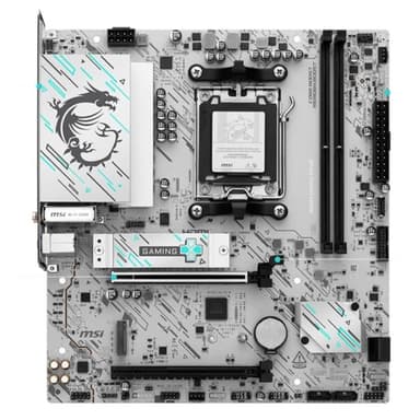 MSI PRO B840M GAMING WIFI6E AM5 MICRO ATX DDR5 911-7E76-001 NEGRO/BLANCO